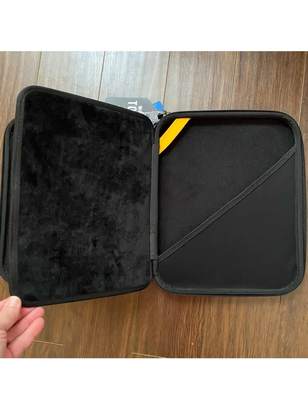 TOMTOC iPad/iPad Air hard side case with storage and handle. Brand new with tags